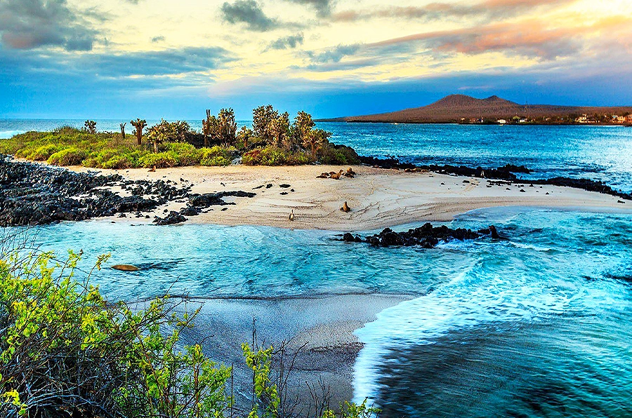 galapagos islands landscape view